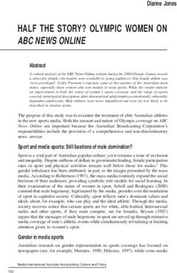 HALF THE STORY? OLYMPIC WOMEN ON ABC NEWS ONLINE