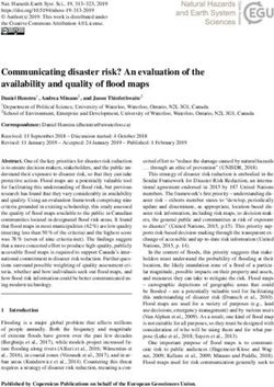 Communicating disaster risk? An evaluation of the availability and quality of flood maps - Nat. Hazards Earth Syst. Sci.