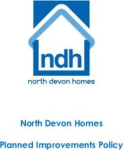 North Devon Homes Planned Improvements Policy
