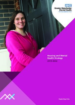 Housing and Mental Health Strategy 2019-2022 - Improving Lives - Greater ...