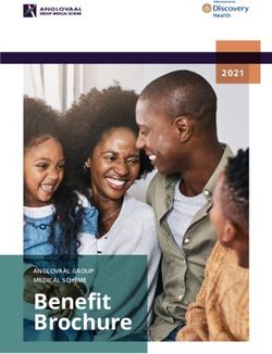 Benefit Brochure 2021 - Anglovaal Group Medical Scheme