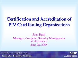 Certification and Accreditation of PIV Card Issuing Organizations - Joan Hash Manager, Computer Security Management & Assistance June 28, 2005 ...