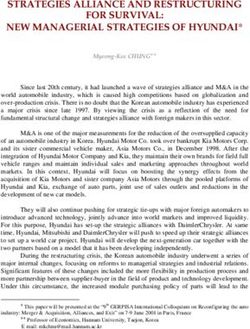 STRATEGIES ALLIANCE AND RESTRUCTURING NEW MANAGERIAL STRATEGIES OF HYUNDAI* FOR SURVIVAL: Gerpisa