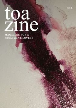 MAGAZINE FOR & FROM WINE LOVERS - Nō. 2 - TOA