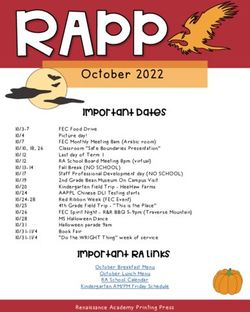 October 2022 Important Dates - Renaissance Academy