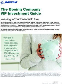 The Boeing Company VIP Investment Guide - Investing in Your Financial Future - Inflection ...