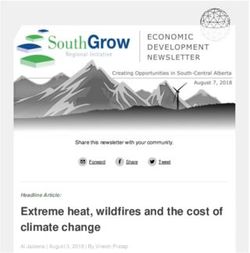 Extreme heat, wildfires and the cost of climate change - Town of Coalhurst