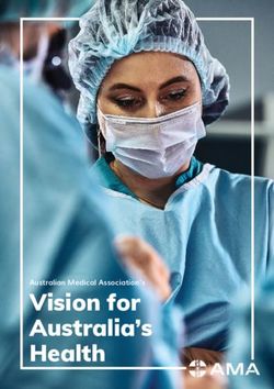 Vision for Australia's Health - Australian Medical Association's - Australian Medical ...
