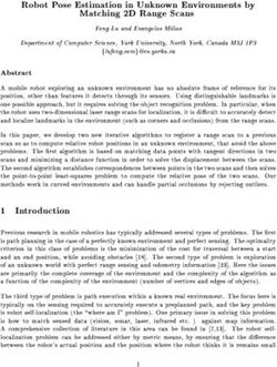 Robot Pose Estimation in Unknown Environments by Matching D Range Scans