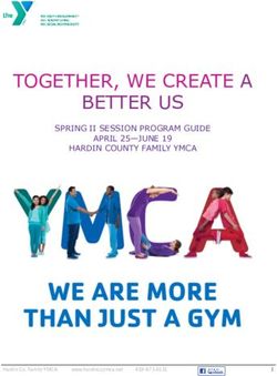 TOGETHER, WE CREATE A BETTER US - SPRING II SESSION PROGRAM GUIDE APRIL 25-JUNE 19 HARDIN COUNTY FAMILY YMCA - Hardin County ...