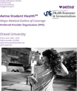 Aetna Student HealthSM Major Medical Outline of Coverage
