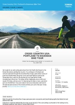 CROSS COUNTRY USA: PORTLAND TO BOZEMAN BIKE TOUR - Trek Travel
