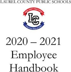 2020 2021 Employee Handbook - LAUREL COUNTY PUBLIC SCHOOLS - Laurel County Schools