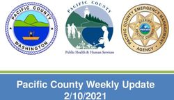 Pacific County Weekly Update - pacific county covid-19 ...