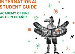 INTERNATIONAL STUDENT GUIDE - ACADEMY OF FINE ARTS IN GDAŃSK