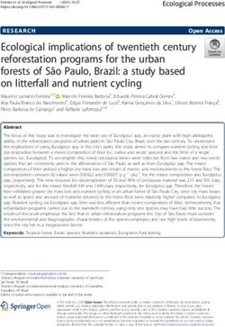 Ecological implications of twentieth century reforestation programs for the urban forests of São Paulo, Brazil: a study based on litterfall and ...