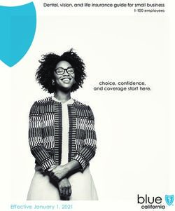 Effective January 1, 2021 - Dental, vision, and life insurance guide for small business - Blue Shield of California