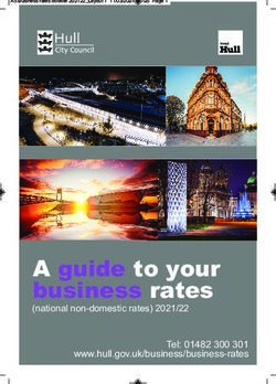 A guide to your business rates - Tel: 01482 300 301 www.hull.gov.ukbusiness/business-rates - Hull City Council