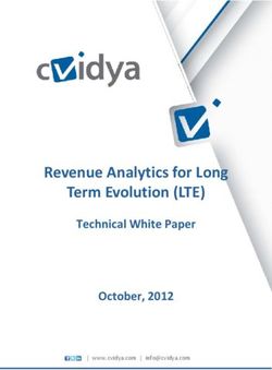 Revenue Analytics for Long Term Evolution (LTE) - Technical White Paper October, 2012