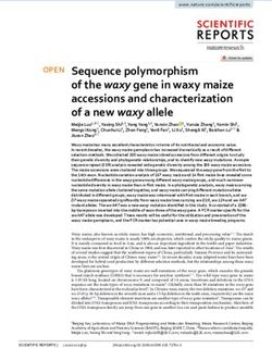 Sequence polymorphism of the waxy gene in waxy maize accessions and characterization of a new waxy allele - Nature