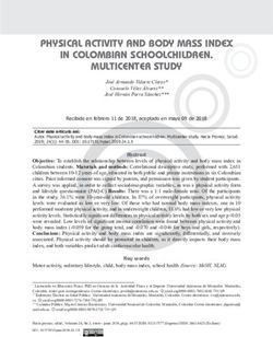 PHYSICAL ACTIVITY AND BODY MASS INDEX IN COLOMBIAN SCHOOLCHILDREN. MULTICENTER STUDY