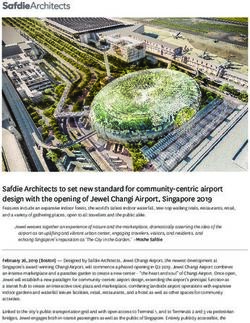 Safdie Architects to set new standard for community-centric airport design with the opening of Jewel Changi Airport, Singapore 2019