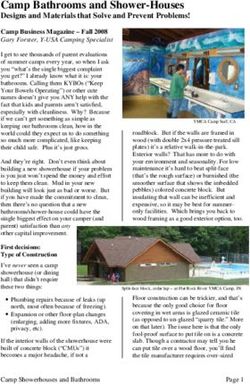 Camp Bathrooms and Shower-Houses