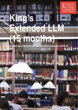 King's Extended LLM (15 months) - Module descriptions for prospective students 2020-21 - King's ...