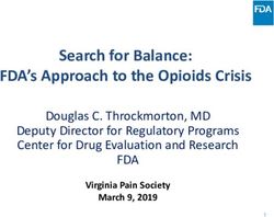 Search for Balance: FDA's Approach to the Opioids Crisis - FDA Douglas C. Throckmorton, MD Deputy Director for Regulatory Programs Center for Drug ...