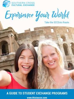 Experience Your World - A GUIDE TO STUDENT EXCHANGE PROGRAMS - Take the SCCEnic Route - Southern Cross Cultural ...
