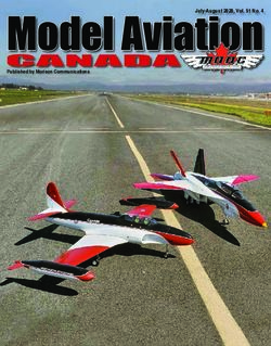 Model Aviation CANADA - July-August 2020, Vol. 51 No. 4 - Model Aeronautics Association of ...