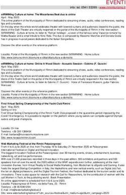 EVENTI info: tel. 0541 53399 - www.riminiturismo.it - Rimini turismo