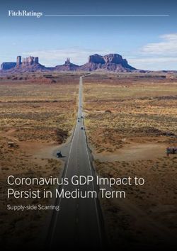 Coronavirus GDP Impact to Persist in Medium Term - Supply-side Scarring - Fitch Group