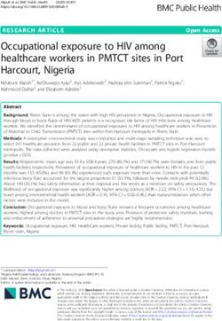 Occupational exposure to HIV among healthcare workers in PMTCT sites in Port Harcourt, Nigeria