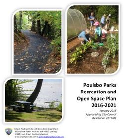 Poulsbo Parks Recreation and Open Space Plan 2016-2021