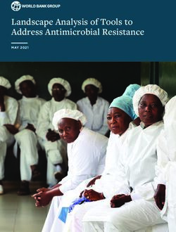 Landscape Analysis of Tools to Address Antimicrobial Resistance - MAY 2021