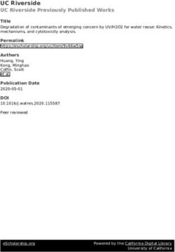 UC Riverside UC Riverside Previously Published Works