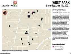 WEST PARK Saturday, July 10, 2021 - GardenWalk Cleveland