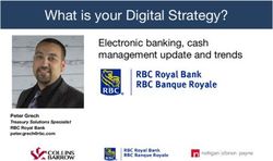What is your Digital Strategy? - Electronic banking, cash management update and trends
