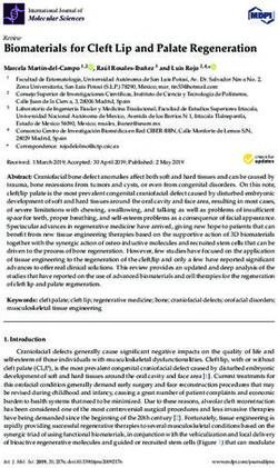 Biomaterials for Cleft Lip and Palate Regeneration - MDPI