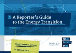 A Reporter's Guide to the Energy Transition