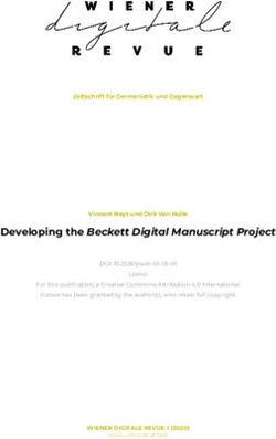 Developing the Beckett Digital Manuscript Project