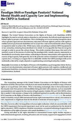 Paradigm Shift or Paradigm Paralysis? National Mental Health and Capacity Law and Implementing the CRPD in Scotland - MDPI