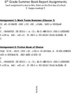 6th Grade Summer Book Report Assignments
