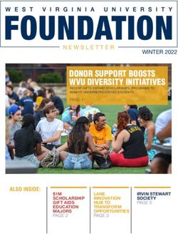 DONOR SUPPORT BOOSTS WVU DIVERSITY INITIATIVES