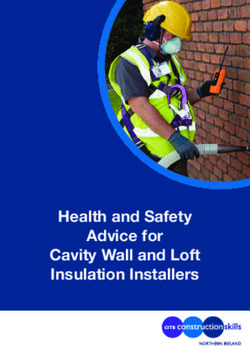 Health and Safety Advice for Cavity Wall and Loft Insulation Installers