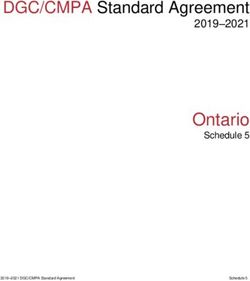 DGC/CMPA Standard Agreement 2019-2021 - Canadian Media Producers Association