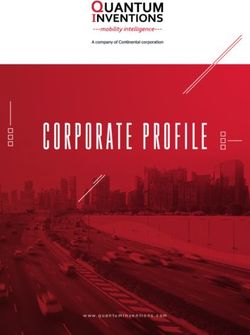 CORPORATE PROFILE - Quantum Inventions