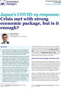 Japan's COVID-19 response: Crisis met with strong economic package, but is it enough?