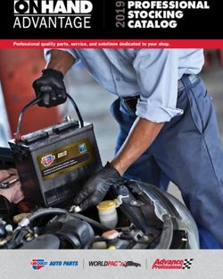 STOCKING CATALOG 9PROFESSIONAL - Professional quality parts, service, and solutions dedicated to your shop - Carquest Auto Parts